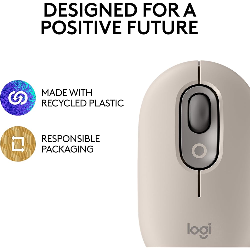 Logitech POP Mouse, Compact and Portable Wireless Bluetooth - Image 5