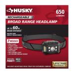 Husky 650LM Dual Power Headlamp