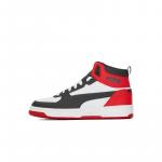 Puma Rebound Joy 'White' Youth Trainers White Red Black Size 4 1/2