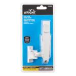 Wright Products Tie Down Push Button Door Latch for Screen and Storm Doors, White