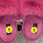 Rachel Roy Women's Cozy Sleep Slipper Faux Fur Pink Solid Size 5/6