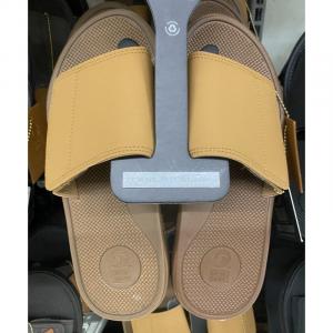 New Wave Mens Slide Sandals Tan Size