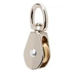 Everbilt 1-1/4 in. Nickel-Plated Swivel Pulley