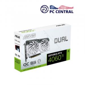 ASUS GeForce RTX 4060 Ti Dual White 8GB Graphics Card