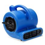 B-Air 1/4 HP Air Mover Blower Fan for Water Damage Restoration Carpet Dryer Floor Home and Plumbing Use in Blue