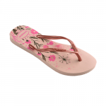 Havaianas Women's Slim Organic Flip Flop Sandals Ballet Rose/Golden Size 36