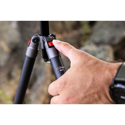 Oben CQL-13 Compact Carbon Fiber Travel Tripod with Ball Head - Image 10