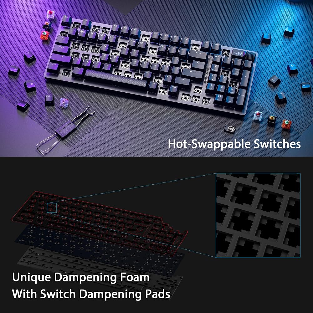 ASUS ROG Strix Scope II 96 Wireless Mechanical Gaming Keyboard - Image 4