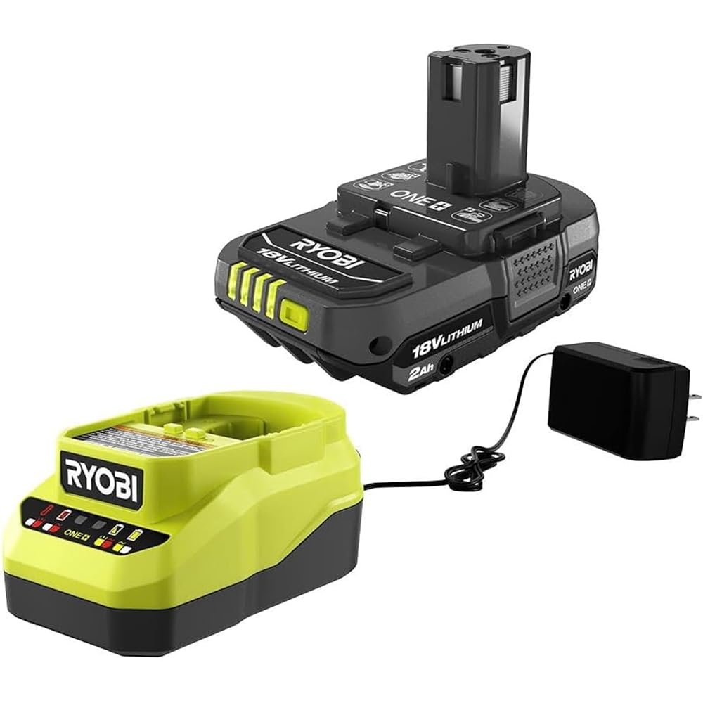 Ryobi One+ 18v Lithium Ion 2.0ah Battery and Charger Kit