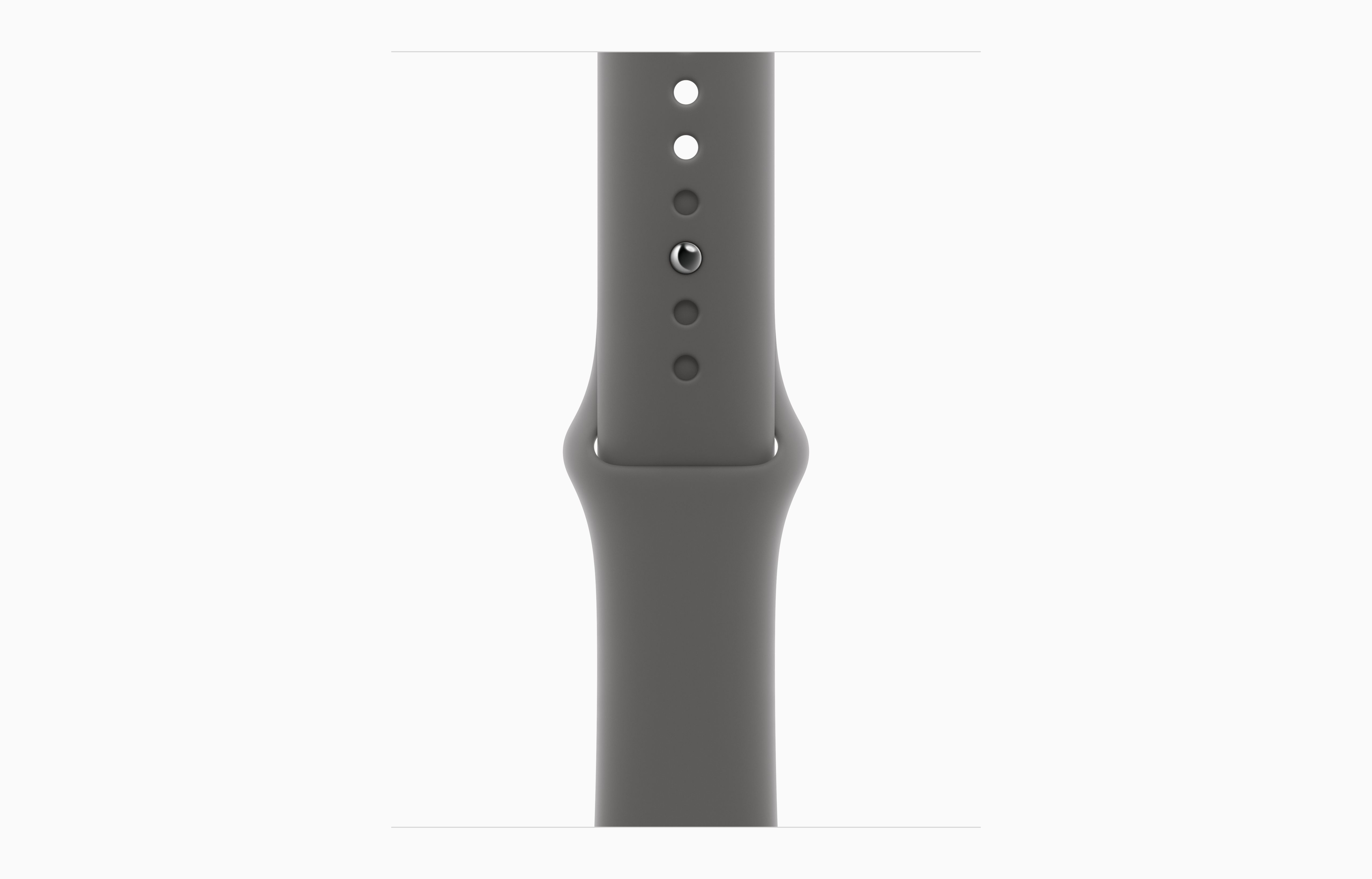 Apple Watch Series 11 Aluminum GPS – Silver (Stone Gray Sport Band) - Image 3