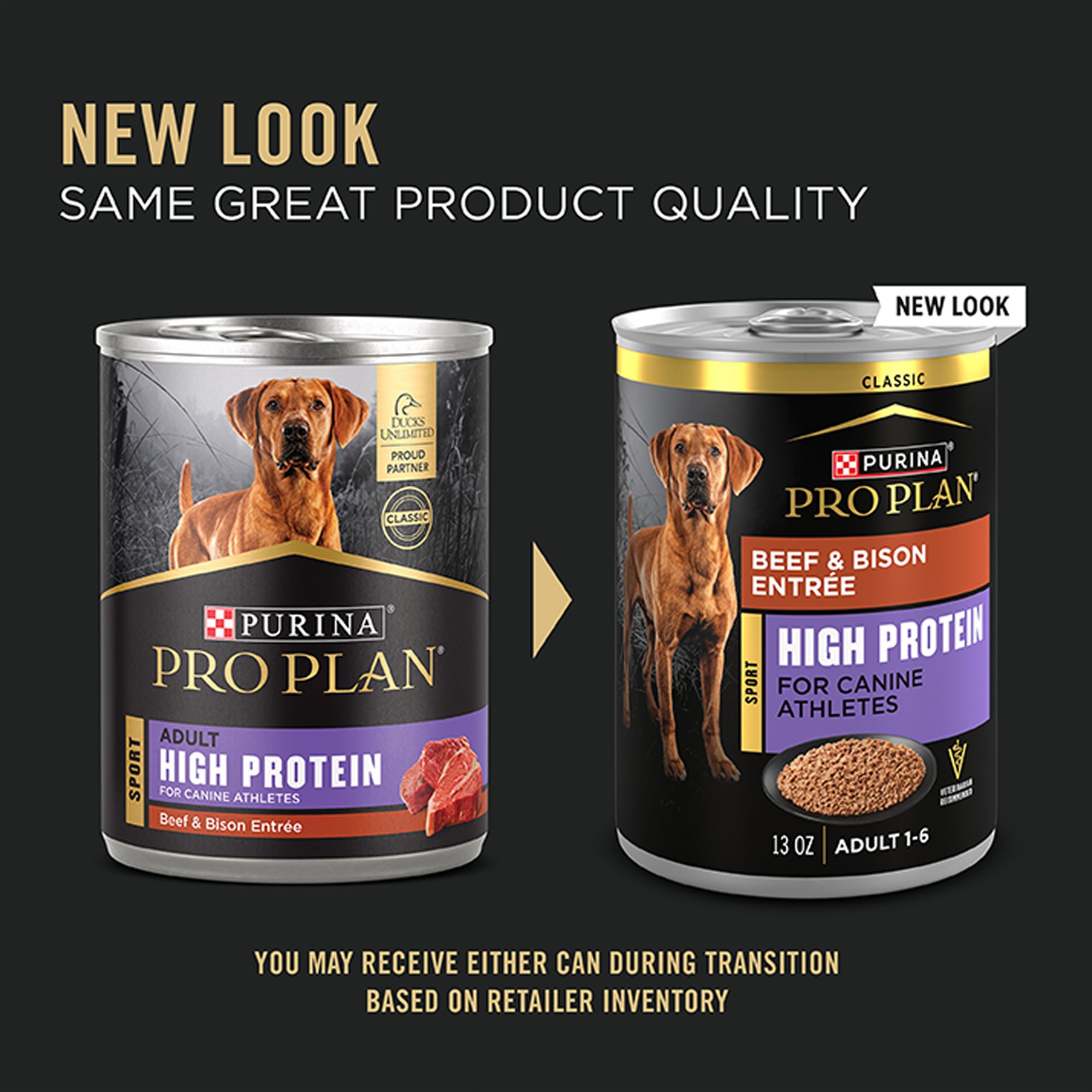 Purina Pro Plan Sport High Protein Adult Wet Dog Food - Beef & Bison, - Image 3
