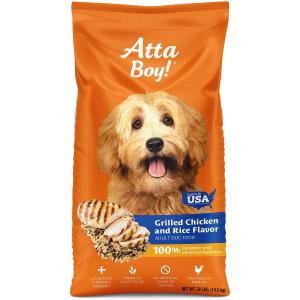 Atta Boy Grilled Chicken & Rice Flavor Dry Dog Food 50 lb