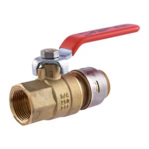 SharkBite Max 3/4 in. Brass Push-to-Connect x FIP Ball Valve # UR22186