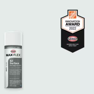 GLIDDEN MAX FLEX - 12 oz. Gloss White Interior/Exterior All Surface Spray Paint and Primer