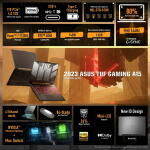 ASUS TUF A15 15.6" 144Hz Gaming Laptop, Ryzen 7 7735HS, RTX 4060, 16GB RAM, 1TB SSD, Win11 (FA507NV-EH74)