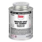 Oatey - 8 oz. Medium Gray PVC Cement - California Compliant