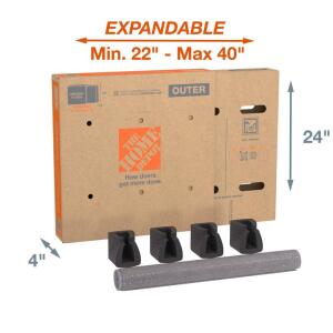 The Home Depot 25 in. L x 4 in. W x 26 in. D Heavy Duty Medium Adjustable TV Box and Picture Moving Box (HDMEDTVBOX)