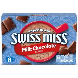 Swiss Miss Milk Chocolate Flavored Hot Cocoa Mix, 8 Cocoa Mix Packets 3pcs