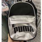 Puma Ladies Fashion Mini Backpack Black/Silver Print