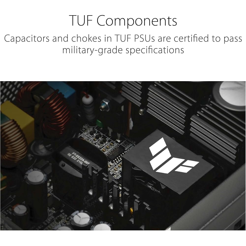 ASUS TUF Gaming 1000W Gold Compatible Fully Modular Power Supply - Image 5