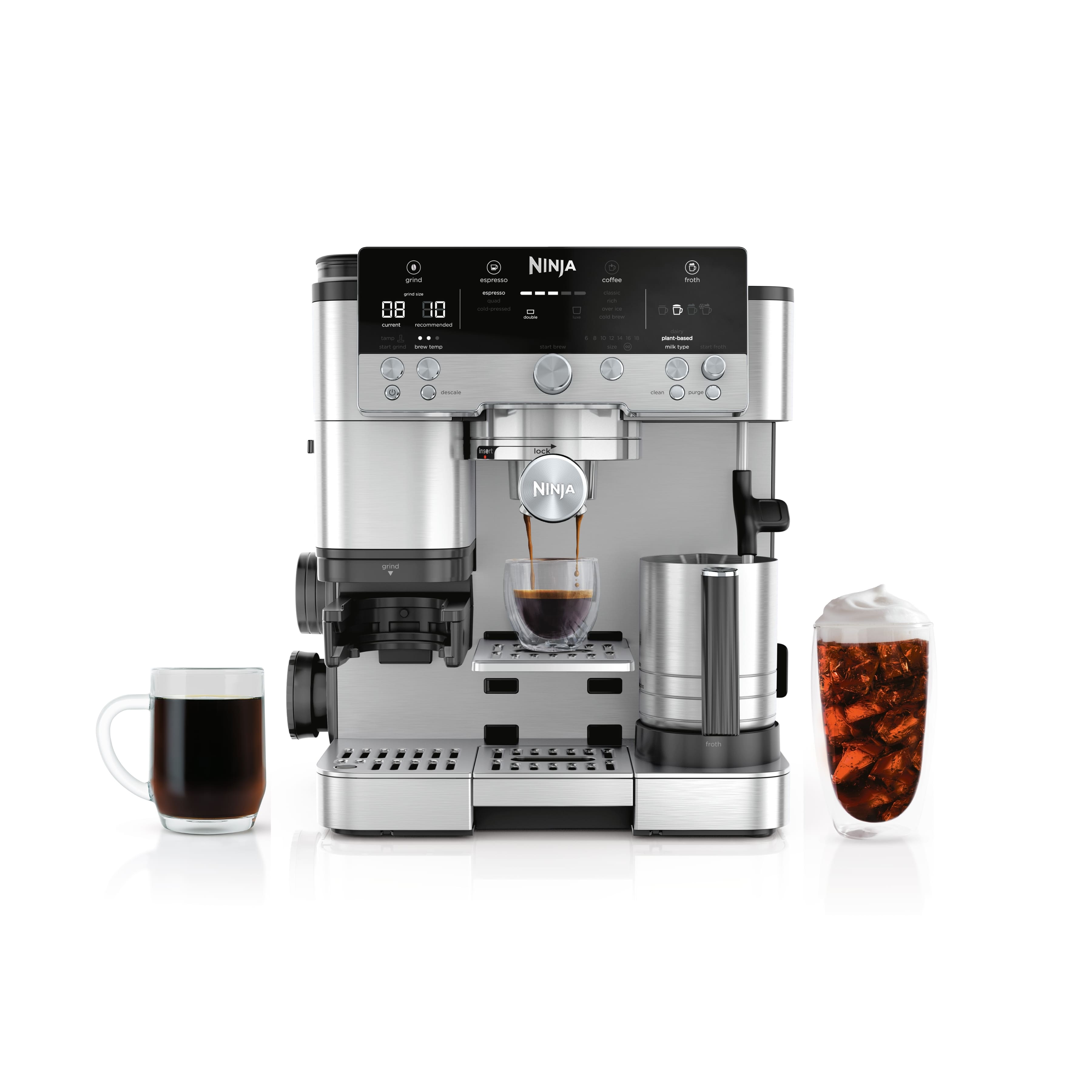 Ninja - Luxe Café Premier Series 3-in-1 Espresso, Coffee, and Cold Brew Machine