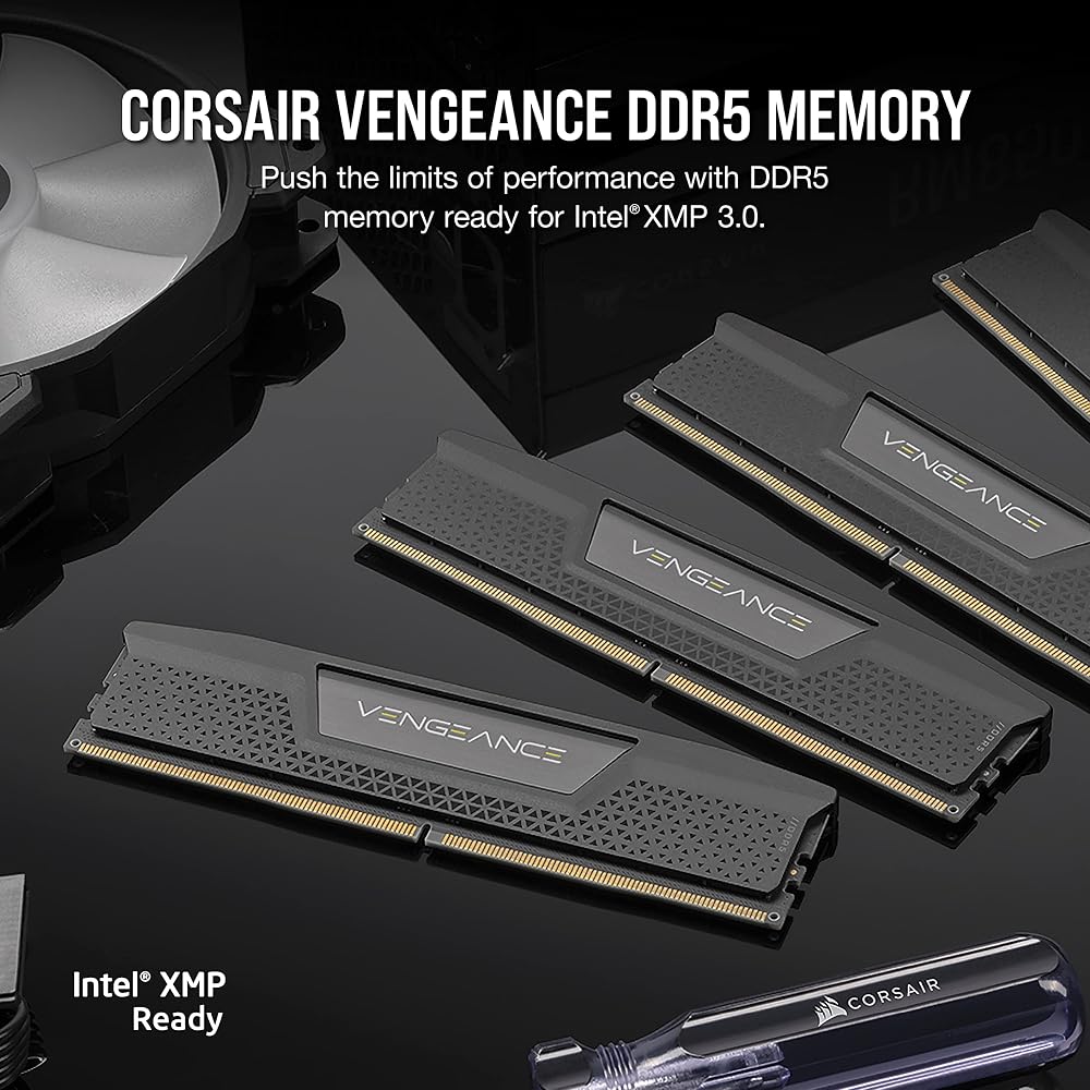 CORSAIR Vengeance DDR5 RAM 32GB 2x16GB Desktop Computer Memory - Image 2