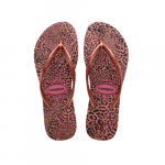 Havaianas Women's Slim Animals Flip Flop Sandals Crocus Rose/Golden Blush 36