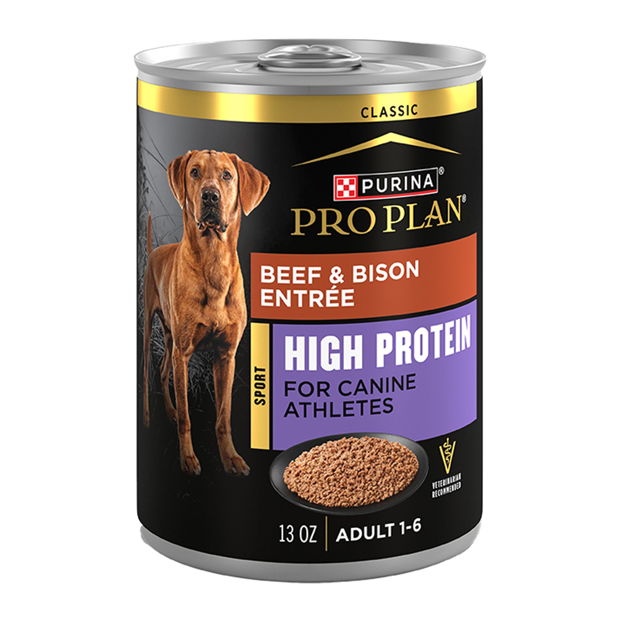 Purina Pro Plan Sport High Protein Adult Wet Dog Food - Beef & Bison, - Image 2
