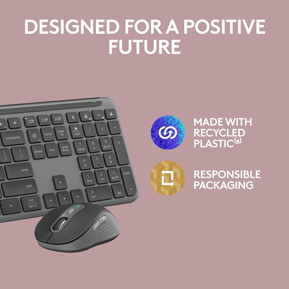Logitech Signature Slim MK955 Wireless Keyboard and Mouse Set - Image 11