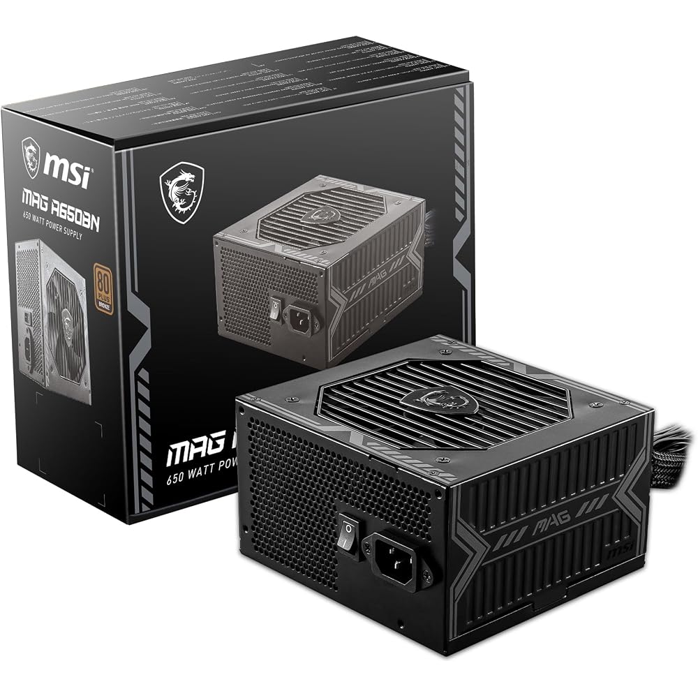 MSI MAG A650BN 650W Gaming Power Supply