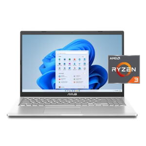 ASUS M515 15.6" Laptop, Ryzen 3 3250U, 8GB RAM, 128GB SSD, Win 11 S, Silver