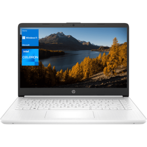 HP Essential 14" HD, Celeron N4120, 16GB RAM, 64GB eMMC, Office 365, Win 11 Home, White