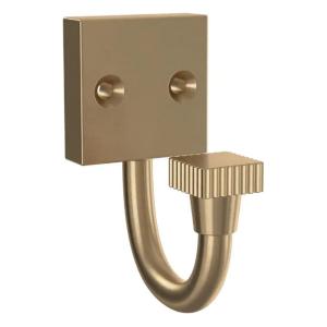 Liberty Simple Square 2.88 in. Champagne Bronze Single Prong Hook