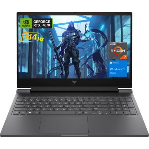 HP Victus 16.1" FHD 144Hz, Ryzen 7, RTX 4070, 64GB, 1TB SSD, RGB KB, Wi-Fi 6, Windows 11