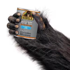 Gorilla - 32 oz. Clear Waterproof Patch and Seal Rubberized Liquid