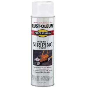 Rust-Oleum Professional - 18 oz. Flat White Inverted Striping Spray Paint