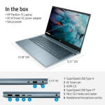 HP Pavilion 15.6" FHD, Ryzen 5-5500U, 8GB RAM, 512GB SSD, Horizon Blue, Windows 11