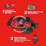 Milwaukee M18 FUEL 18V Lithium-Ion Cordless 7-1/4 in. Rear Handle Circular Saw (Tool-Only)