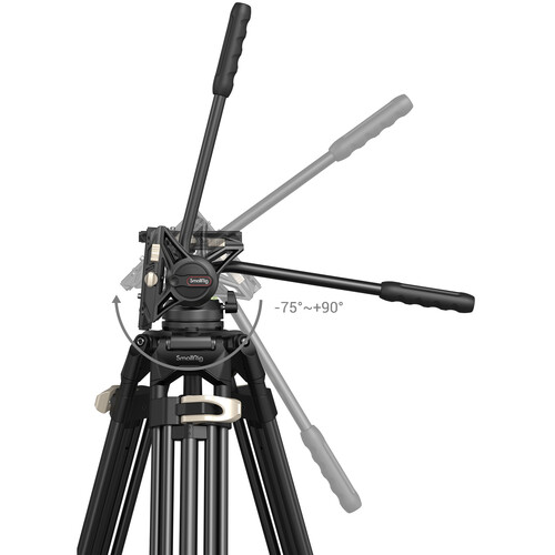 SmallRig AD-01 Heavy-Duty Tripod with Fluid Head - Image 4