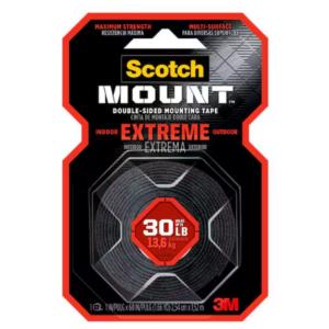 Scotch - 1 in. x 1.66 yds. Permanent Double Sided Extreme Mounting Tape