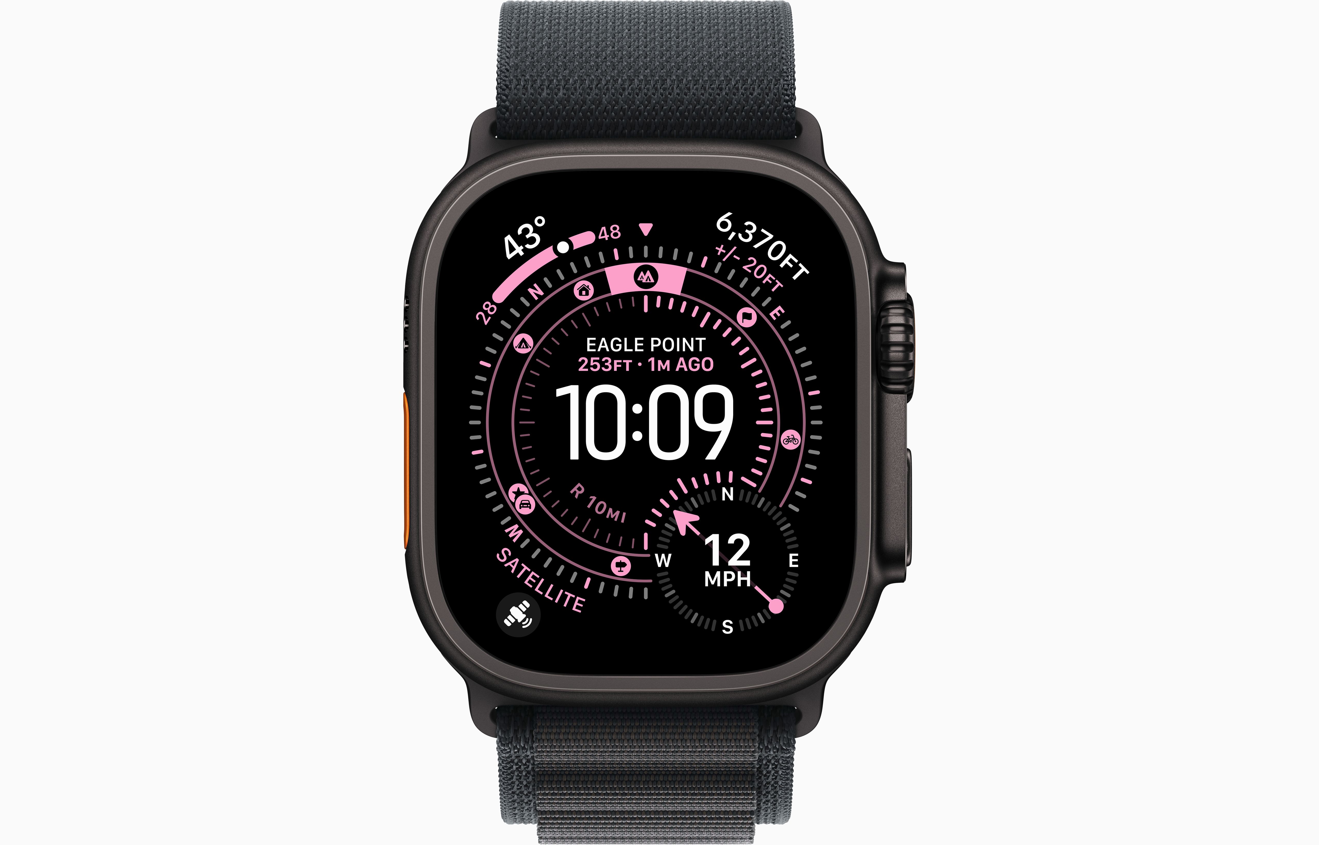 Apple Watch Ultra 3 GPS + Cellular, Black Titanium  Alpine Loop - Image 2