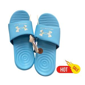 Underarmour Light Blue Slippers Size 8