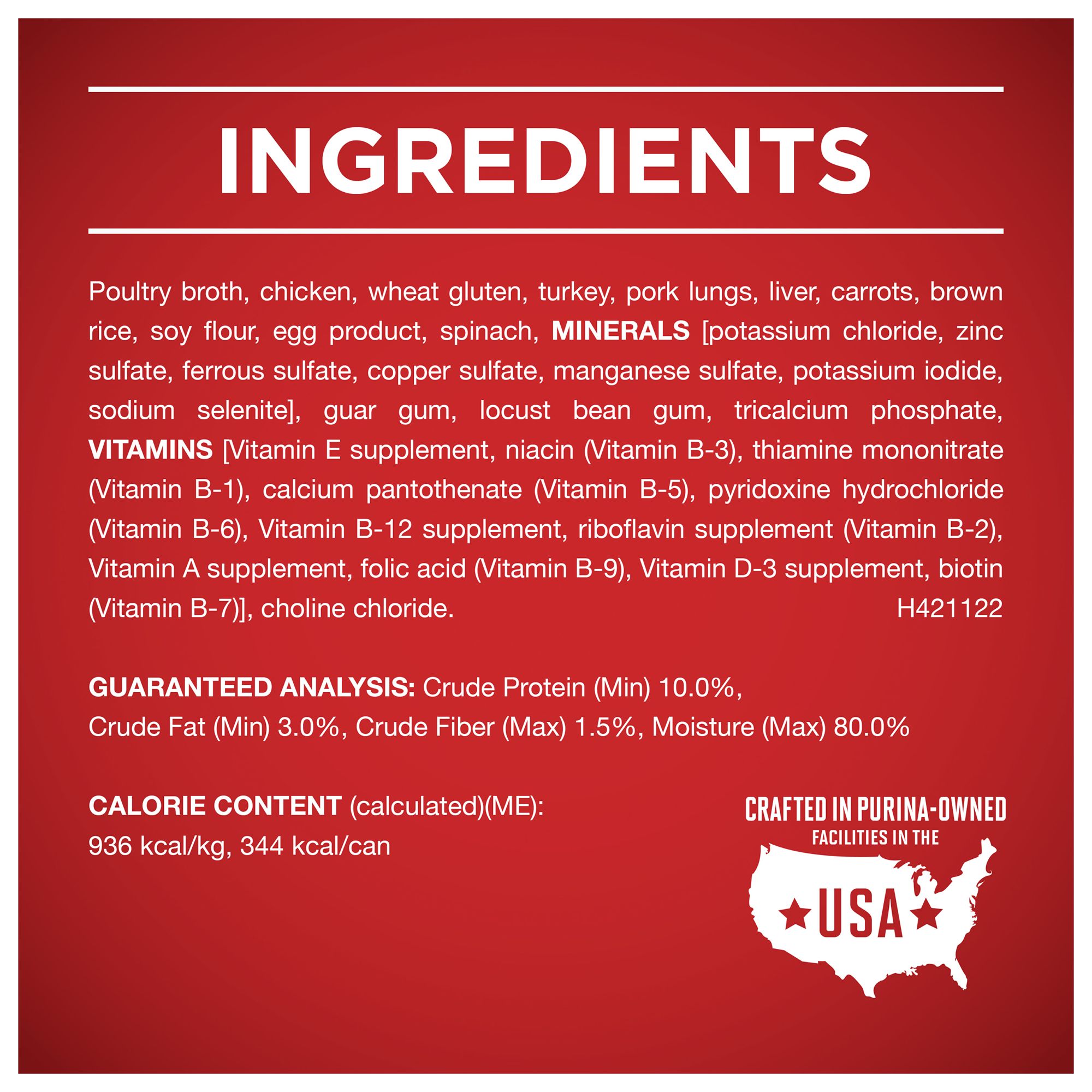 Purina ONE® SmartBlend Everyday Nutrition Adult Dog Wet Food - Natura Chicken & Brown rice Entree - Image 6