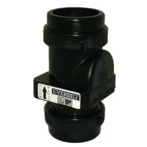 Everbilt Sewage Check Valve with Compression Fittings 2 in.