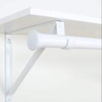 Everbilt 1-5/16 in. Heavy-Duty Decorative White Closet Pole End Caps (2-Pack) (EH-WSTHDUS-352)