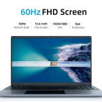 AEEZO 15.6" Laptop, N5095, 12GB RAM, 512GB SSD, FHD Display