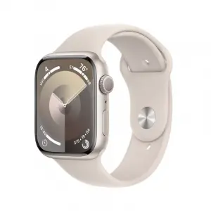 Apple Watch Series 9 Starlight 45mm GPS Aluminum Case with Sport Band M/L