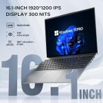 OTVOC 16" Laptop, Intel N95, 16GB DDR5 RAM, 1TB NVMe SSD, Windows 11, Gray