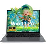 Auusda 14.1" Laptop, 8GB RAM, 256GB SSD, 2160x1440, Backlit KB, Fingerprint, Webcam Switch