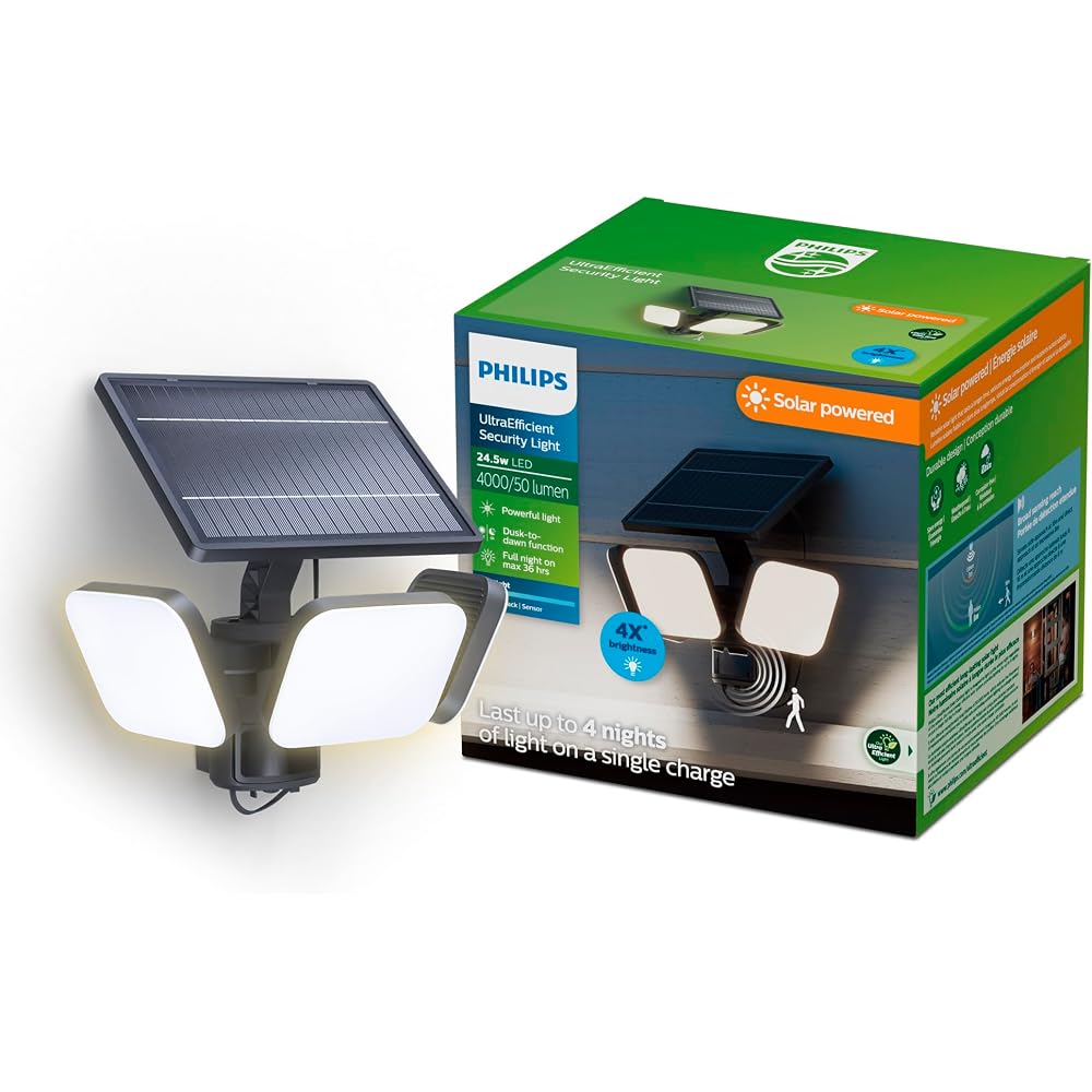 Philips Zyren UltraEfficient Solar Security Light